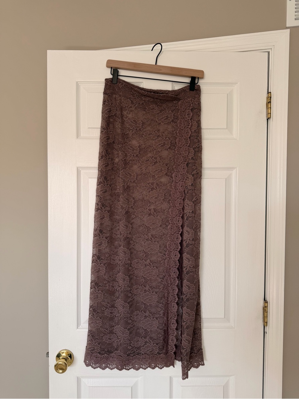 Intimately by Free People FP maxi lace skirt